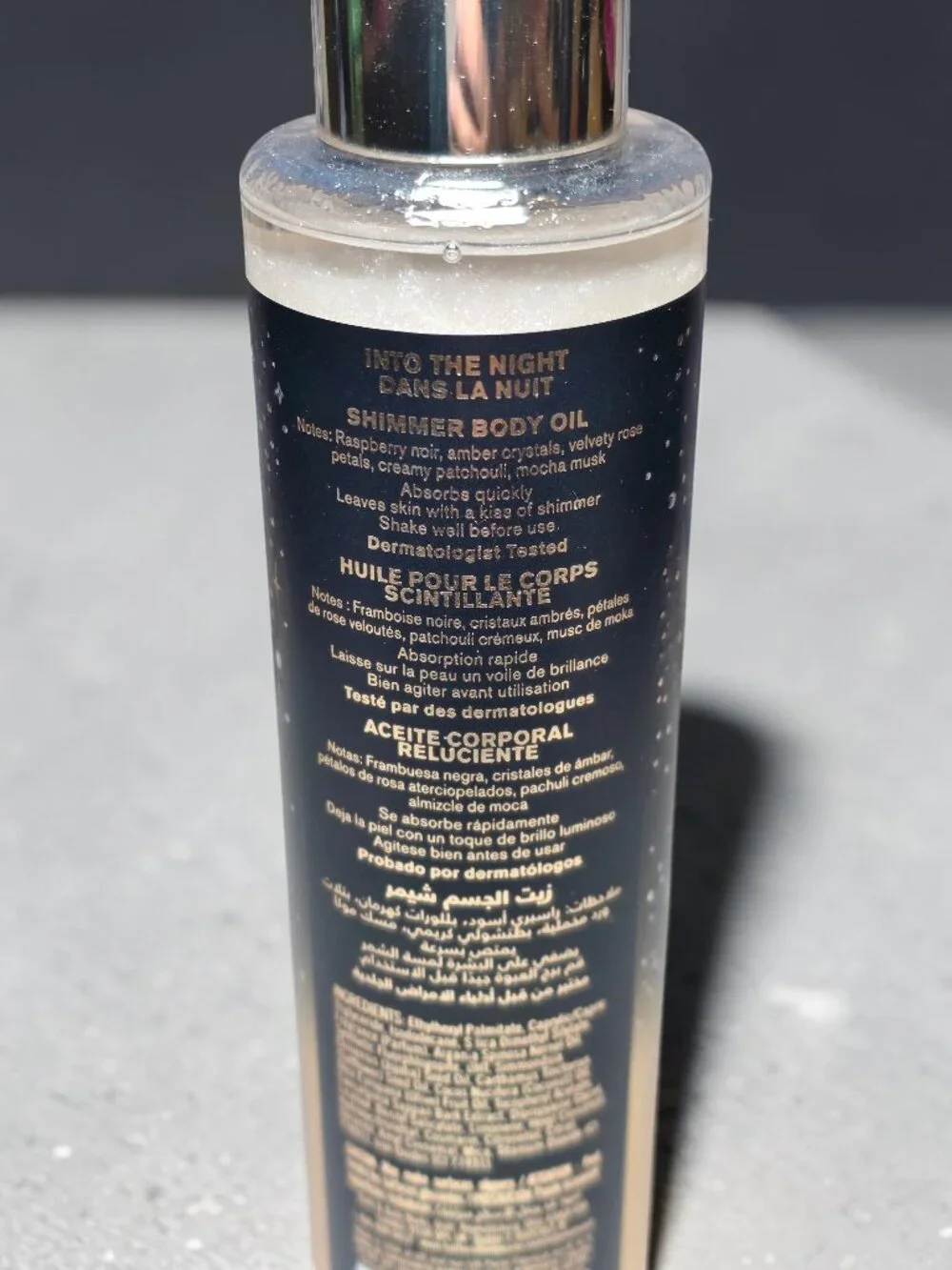 NEW*Bath & Body Works Into The Night Shimmer Body Oil Lot